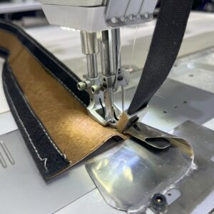 867 double needle folder and magic tape device